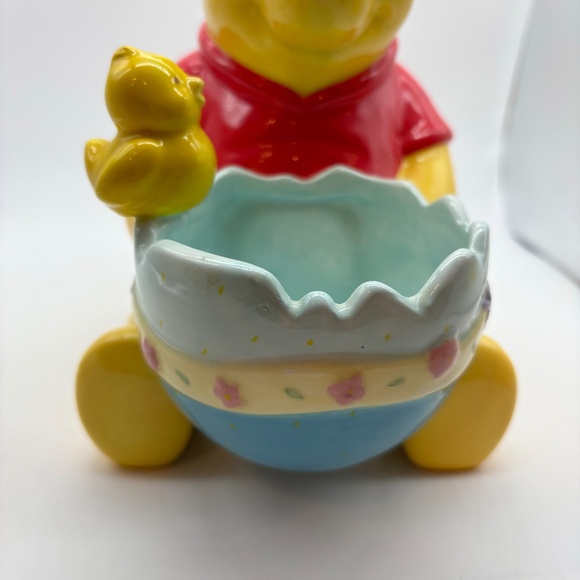 Disney Winnie the Pooh and Friends Pooh Easter Egg Ceramic Candy Bowl - Picture 11 of 16